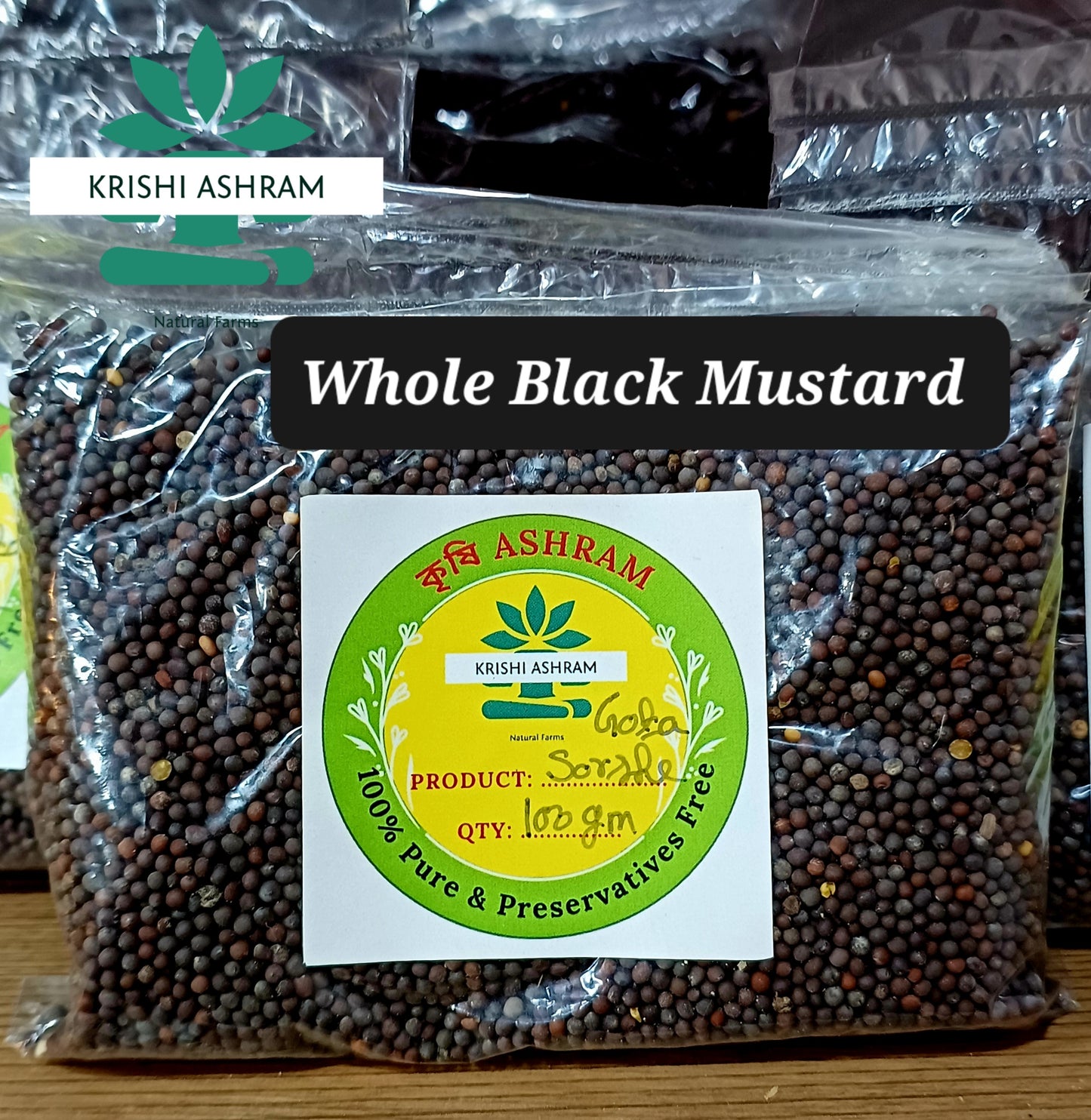 Whole Black Mustard / গোটা সরষে