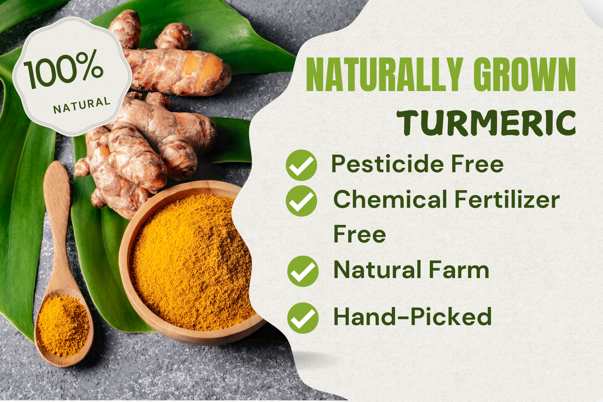 Turmeric - Naturally Grown – Krishi Ashram Stores